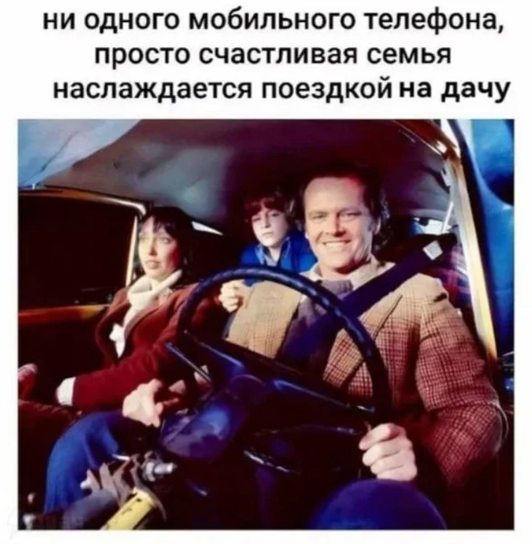 Когда едешь на дачу всей семьёй, и вроде всё хорошо… всё же хорошо, да?