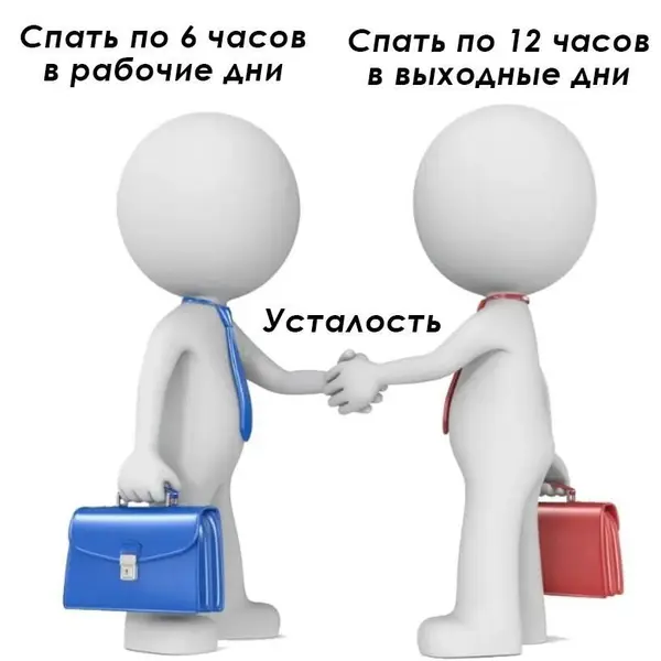 Спать по 6 часов, спать по 12 часов — неважно, усталость всё равно здоровается первой.