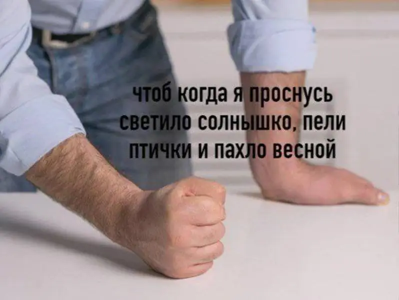 Моя официальная позиция по поводу того, как должен начинаться каждый день.