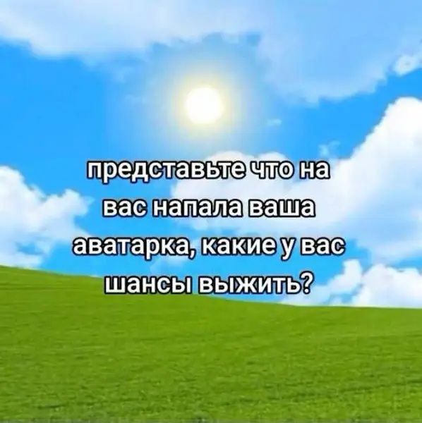 Представьте, что на вас напала ваша аватарка. Какие у вас шансы выжить?