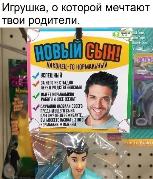 Новый сын. Успешный, женат и вызывает гордость у бабушки.