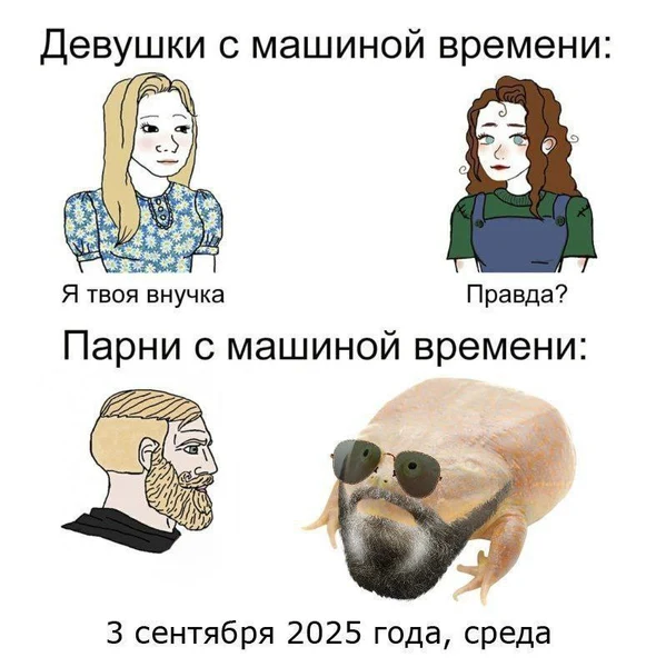 Когда у тебя есть машина времени, но приоритеты немного… другие 😎