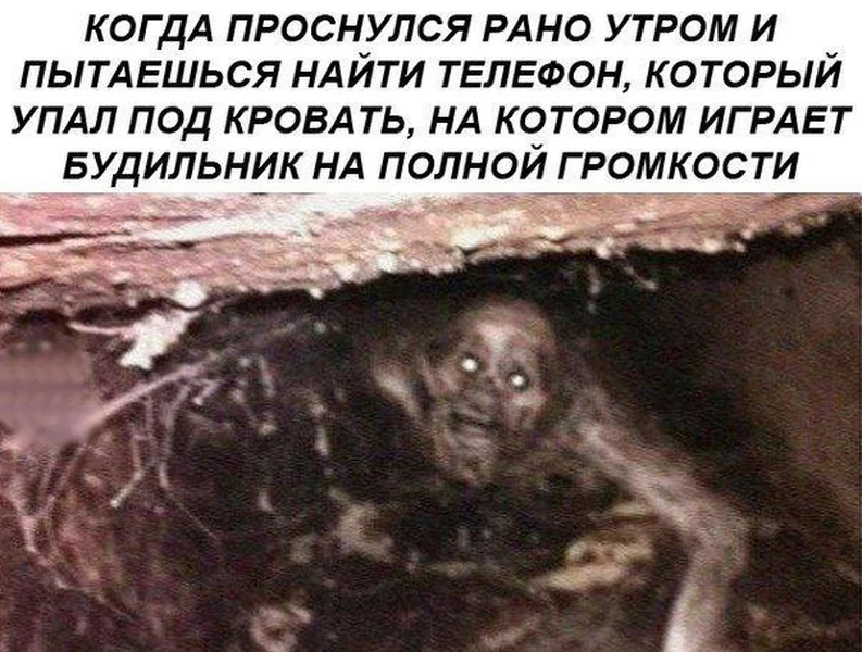 Самый страшный квест — найти под кроватью источник звука, который разрушает утро.